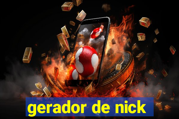 gerador de nick